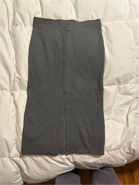 H&M Dark Gray Pencil Skirt